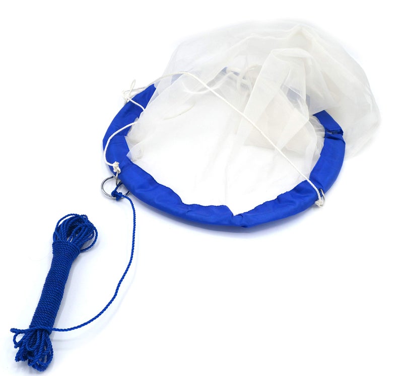 EISCO Plankton Net & Collection Vial - 35" Depth, 12" Diameter - Includes Plastic Vial & 2 Collection Bottles